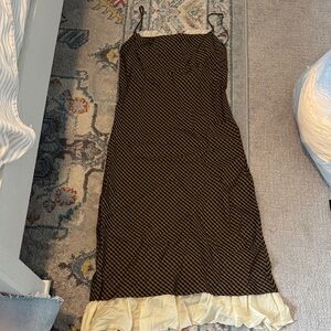 Courtney grow X Antonio melani Black and Brown Dress